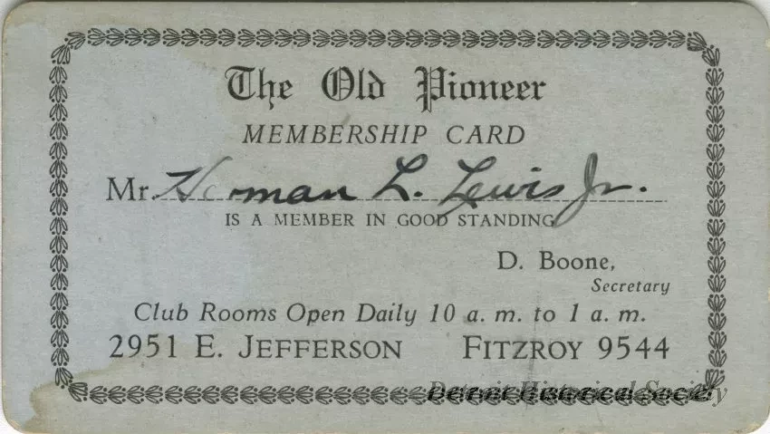 Card, Membership