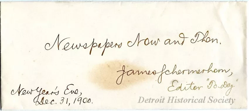 Envelope - Newspapers Now and Then