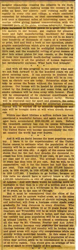 Newspaper - The Twentieth Century - Some Reflections Upon Its Incoming.