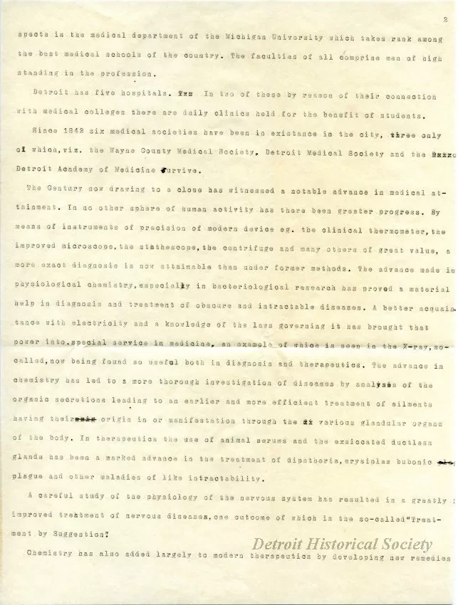 Letter - Medical Reminiscences of the Nineteenth Century