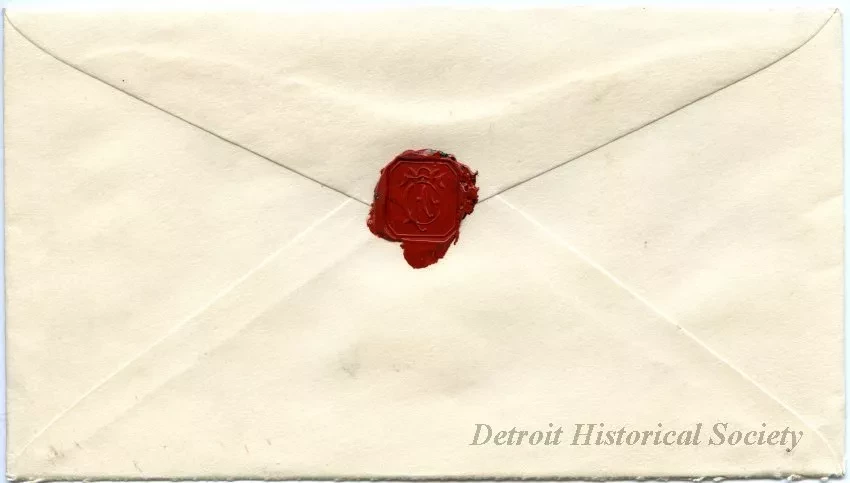 Envelope - Hebrew Homes and Charities in Detroit