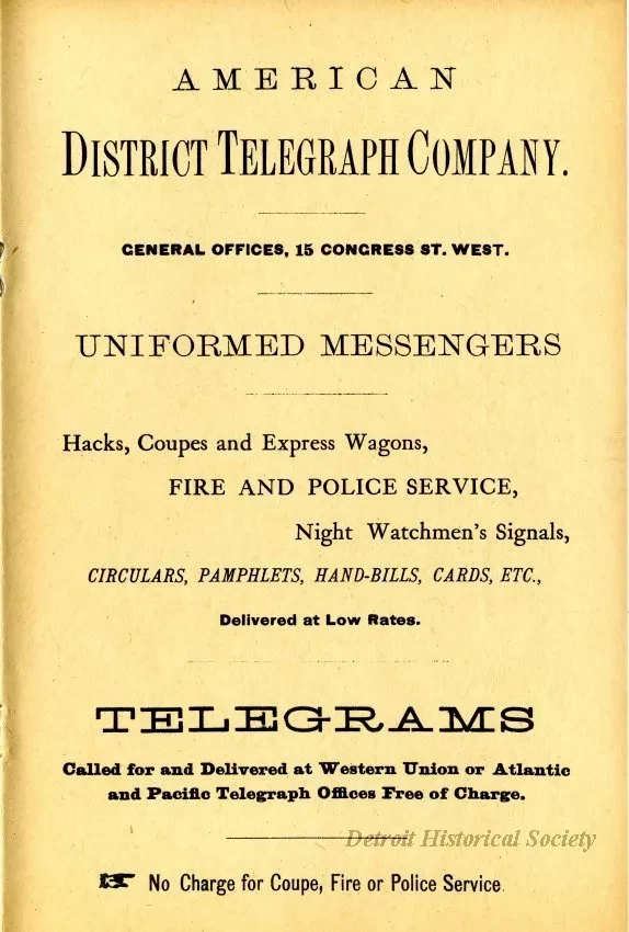 Directory, Telephone - The Speaking Telephone!
List of Subscribers connected with the Central Office System