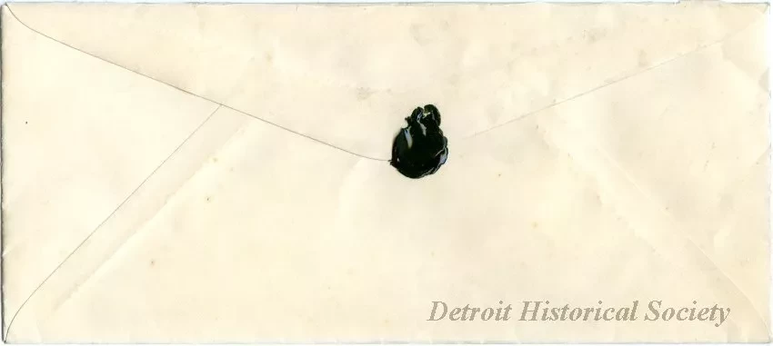 Envelope - Foundation of Detroit by the French