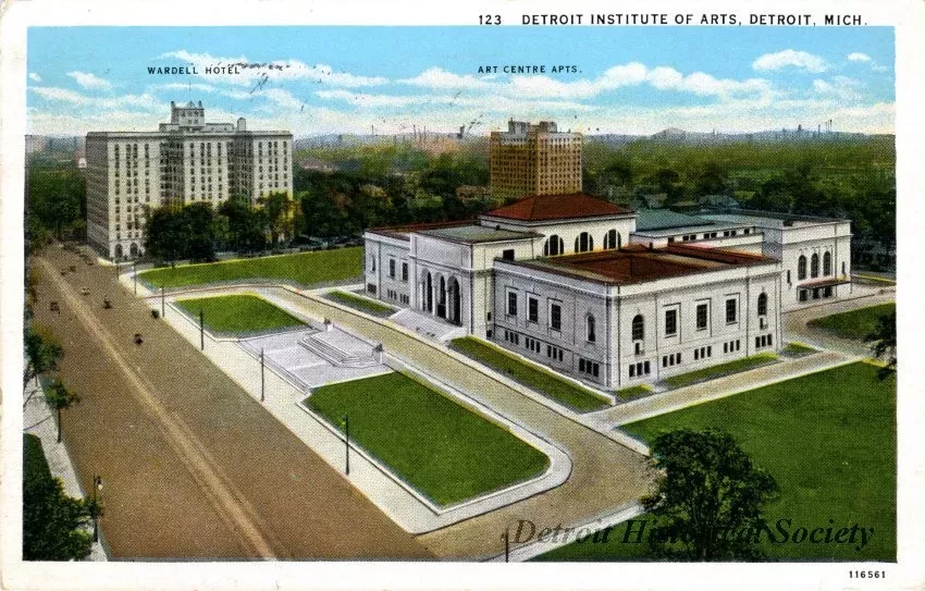 Postcard - Detroit Institute of Arts, Detroit Mich.