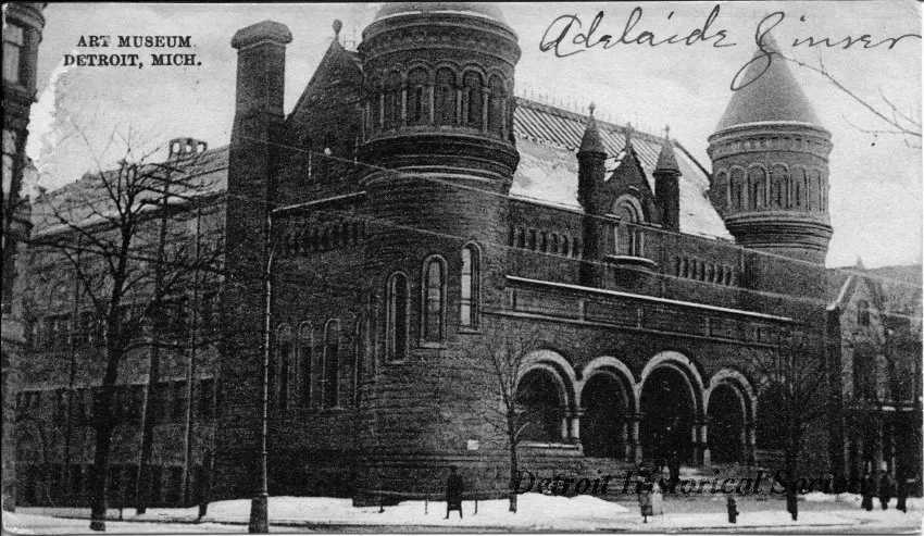 Postcard - Art Museum, Detroit, Mich.