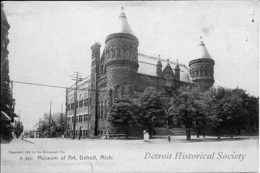 Postcard - Museum of Art, Detroit, Mich.