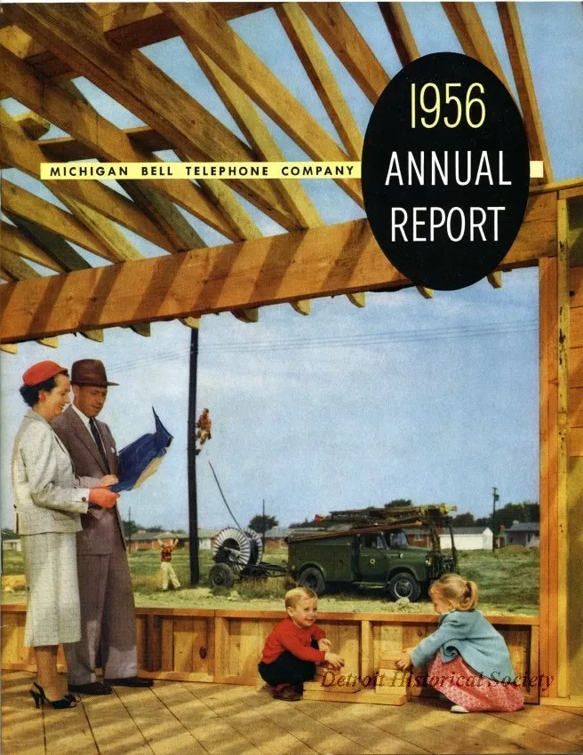 Report, Annual - Michigan Bell Telephone Company 1956 Annual Report