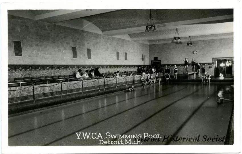 Postcard - Y.W.C.A. Swimming Pool, Detroit, Mich. - Y.W.C.A. Swimming Pool, Detroit, Mich.