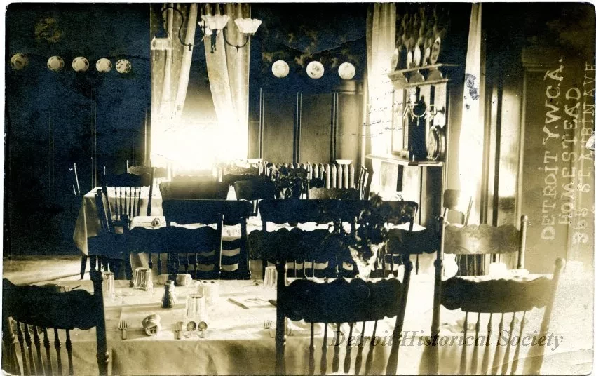Postcard - Detroit Y.W.C.A. Homestead, 365 St. Aubin Ave - Detroit Y.W.C.A. Homestead