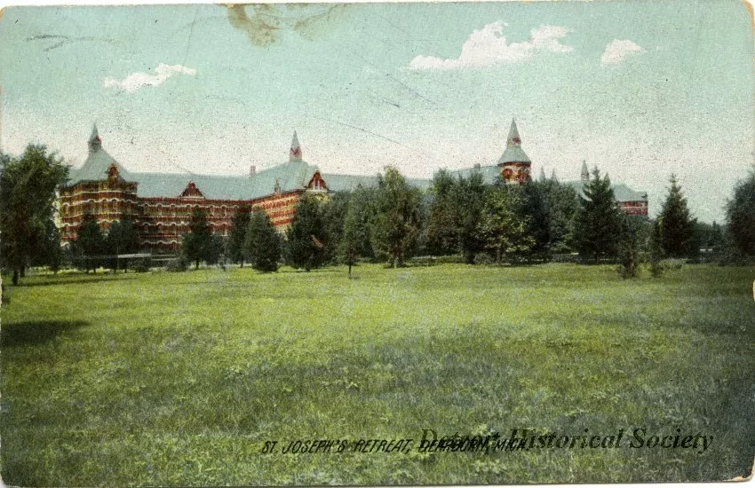 Postcard - St. Joseph's Retreat, Dearborn, Mich.