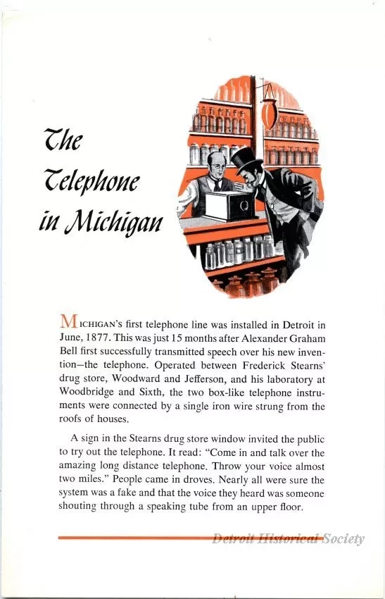 Brochure - The Telephone in Michigan