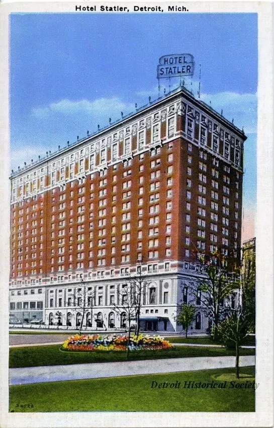 Postcard - Hotel Statler, Detroit, Mich.