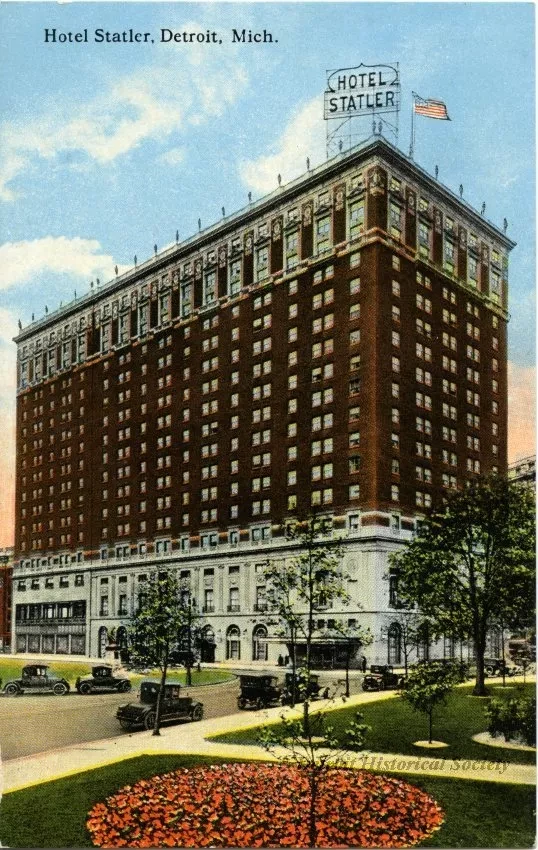 Postcard - Hotel Statler, Detroit, Mich.