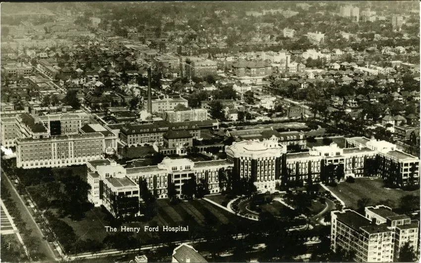 Postcard - The Henry Ford Hospital