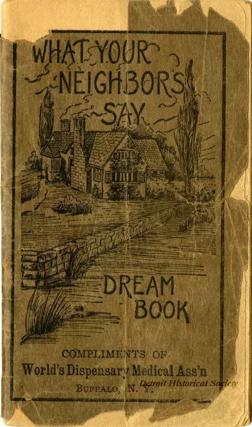 Booklet - What Your Neighbors Say Dream Book