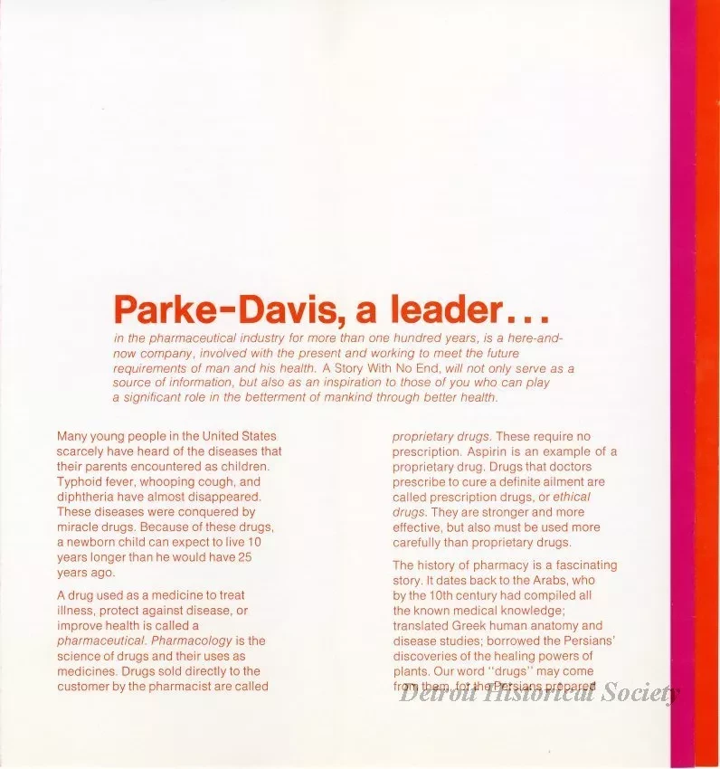 Brochure - The Drug Industry--A Story With No End