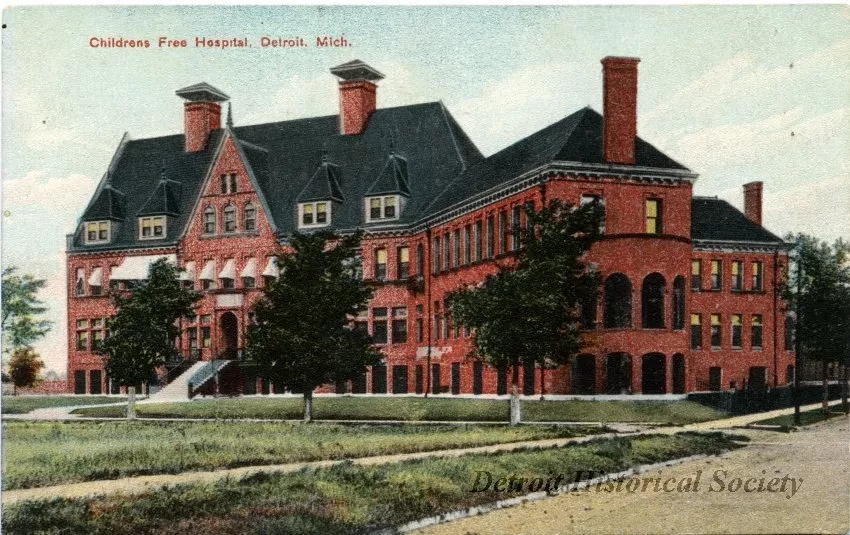 Postcard - Childrens Free Hospital, Detroit, Mich.
