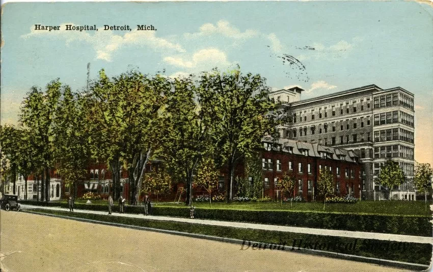 Postcard - Harper Hospital, Detroit, Mich. - Harper Hospital, Detroit, Mich.