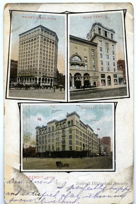 Postcard - Detroit, Mich.