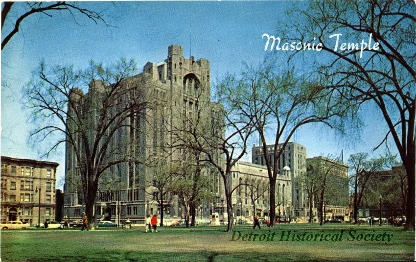 Postcard - Masonic Temple