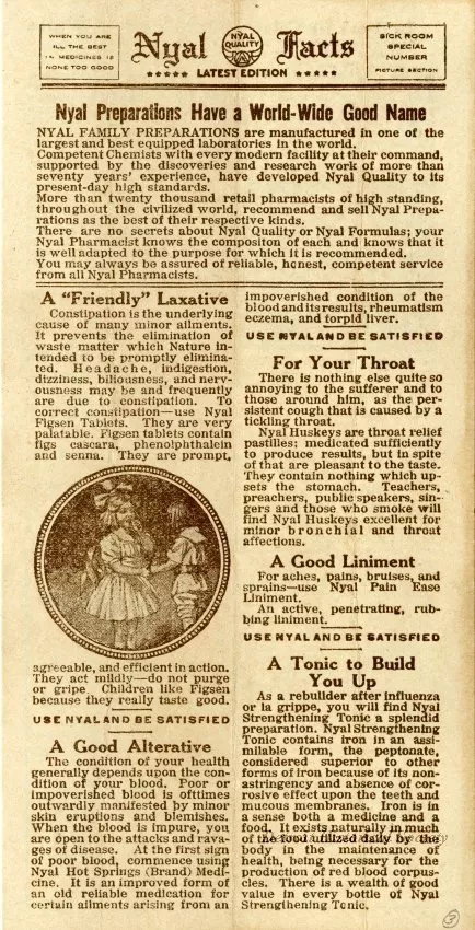 Handbill - Nyal Facts