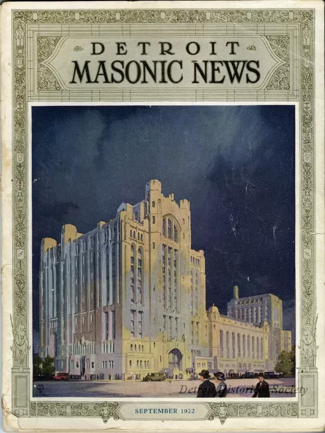 Magazine - Detroit Masonic News, September 1922