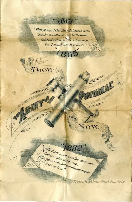 Program - The Army of the Potomac, Then and Now