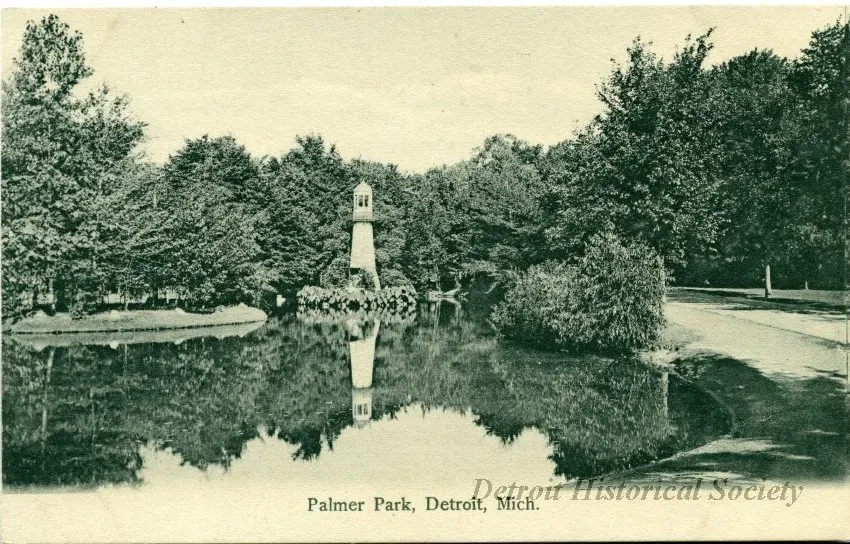 Postcard - Palmer Park, Detroit, Mich.