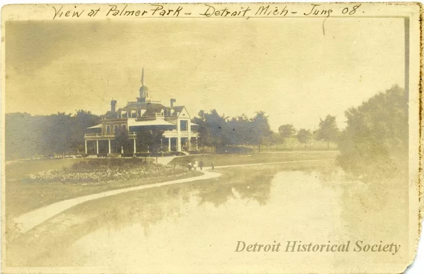 Postcard - View at Palmer Park - Detroit, MIch - June 08.