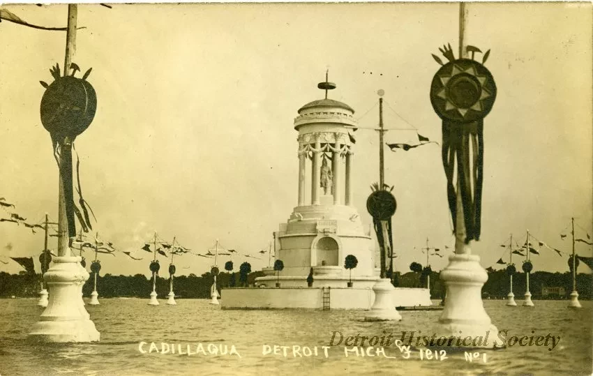 Postcard - Cadillaqua, Detroit, Mich, 1912