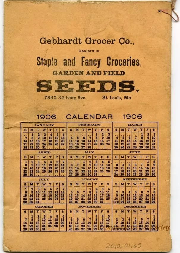 Catalog - 1906 Universal Almanac and Catalogue of Seeds