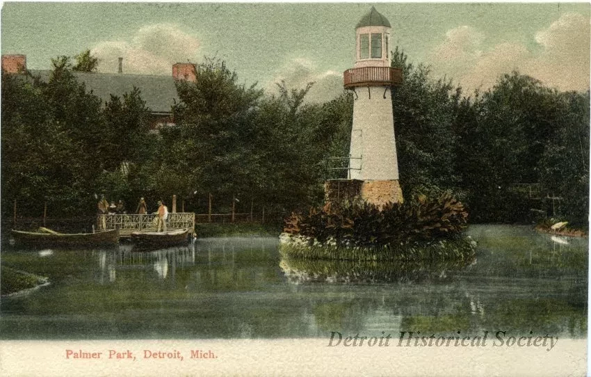 Postcard - Palmer Park, Detroit, Mich.