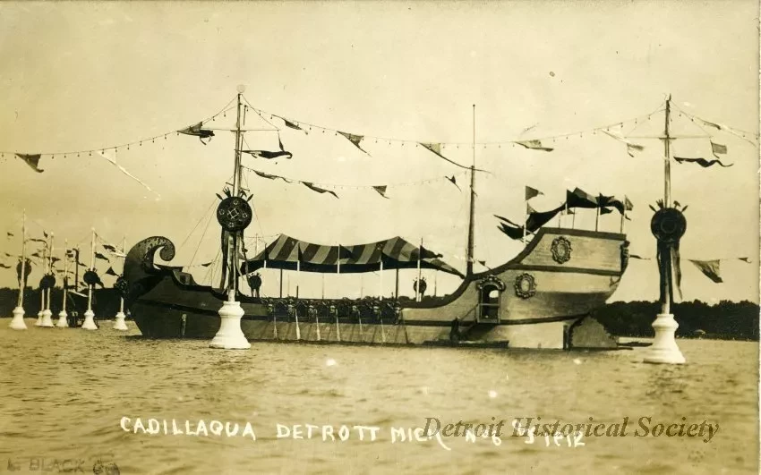 Postcard - Cadillaqua, Detroit, Mich, 1912