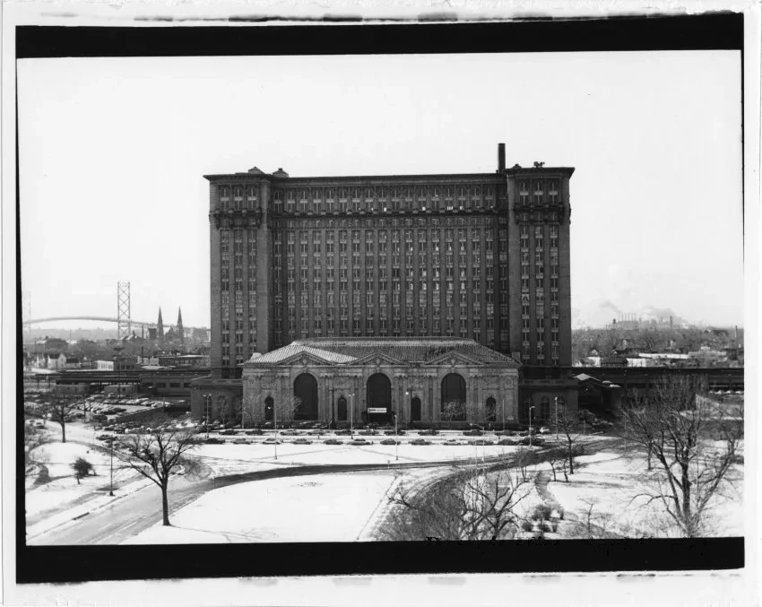 Print, Photographic - Detroit Train Station