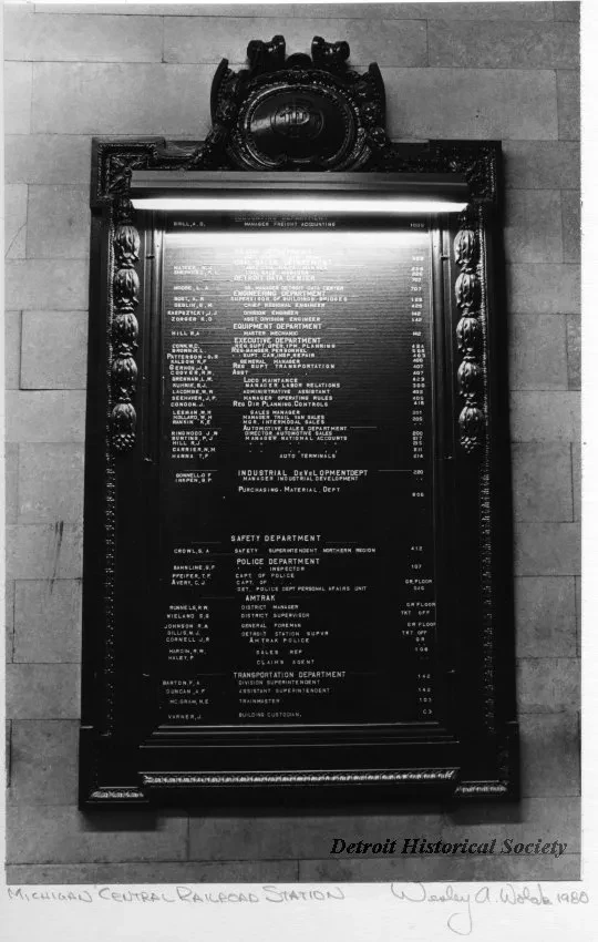 Print, Photographic - Michigan Central Railroad Station