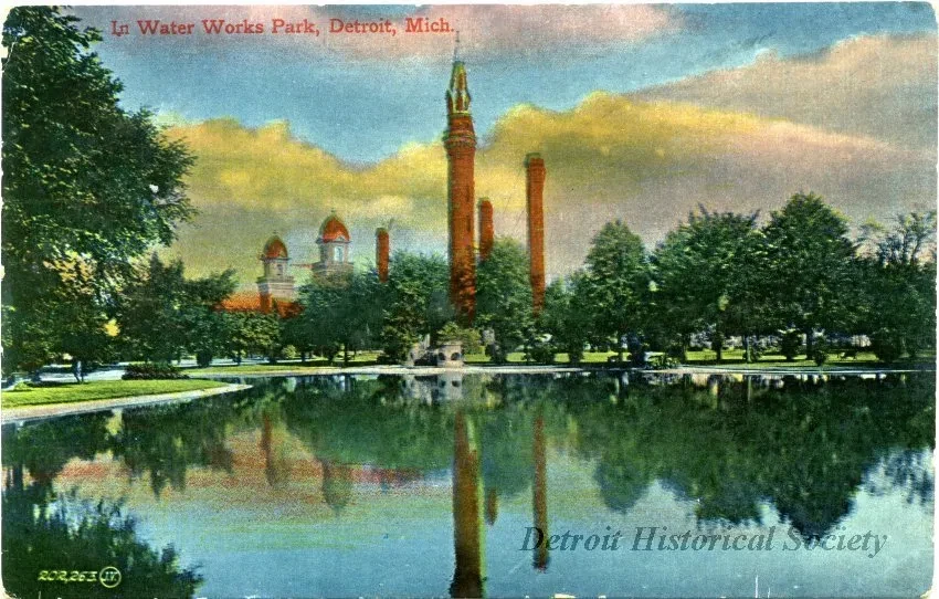 Postcard - In Water Works Park, Detroit, Mich. - In Water Works Park, Detroit, Mich.