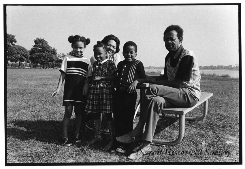 Print, Photographic - Family on Belle Isle