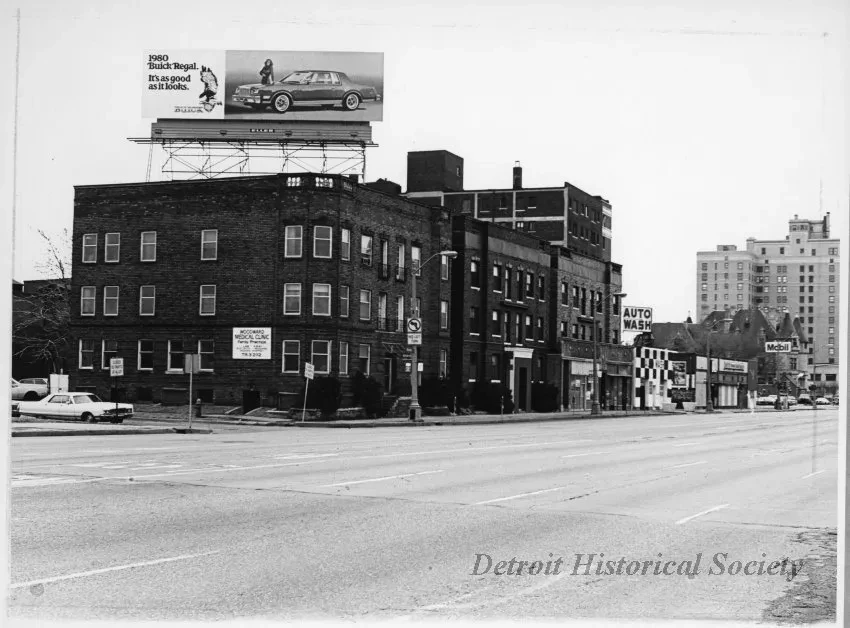 Print, Photographic - Woodward Clinic, Storefronts, Woodward Ave.