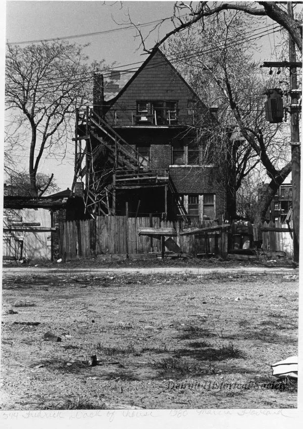 Print, Photographic - 544 Fredrick, back of house