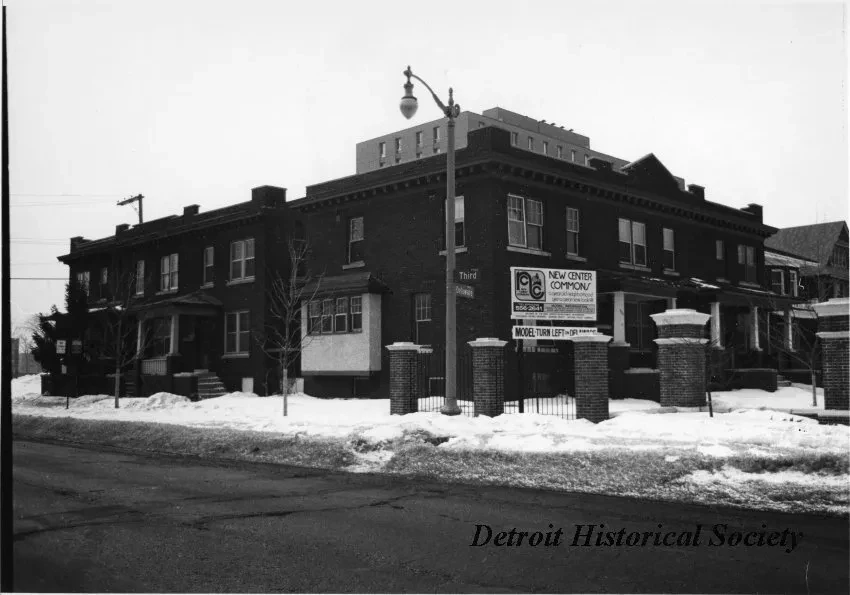 Print, Photographic - Apartment Building, New Center Commons, Third & Delaware