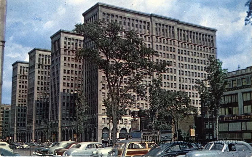 Postcard - General Motors Building