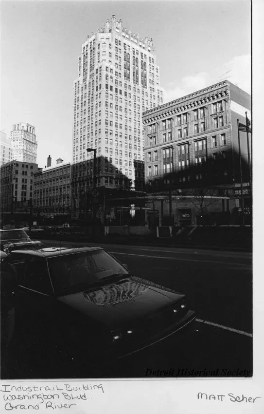 Print, Photographic - Industrial Building; Washington Blvd.; Grand River