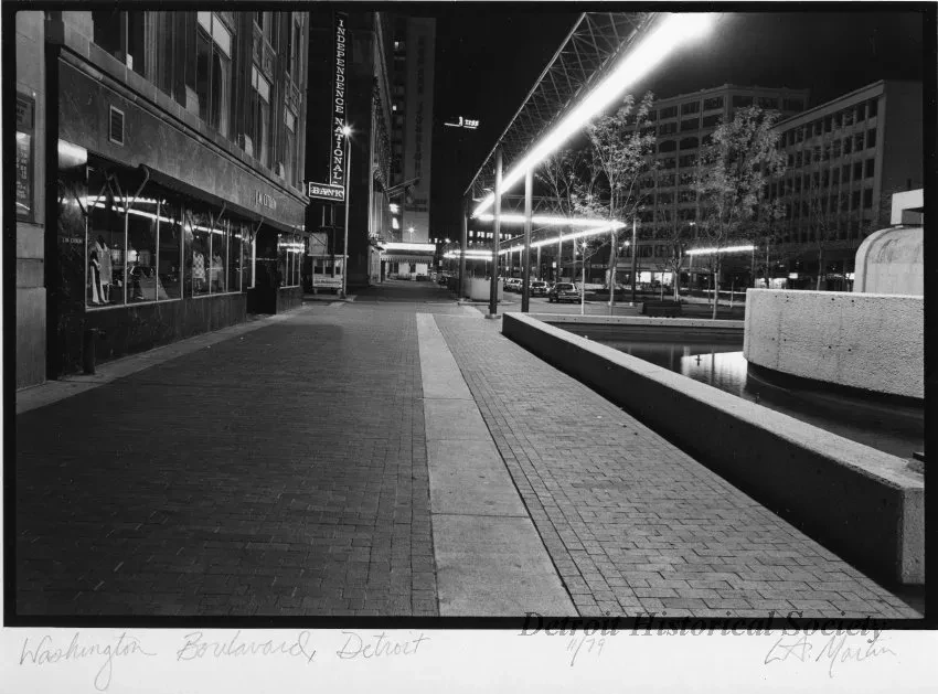 Print, Photographic - Washington Boulevard, Detroit