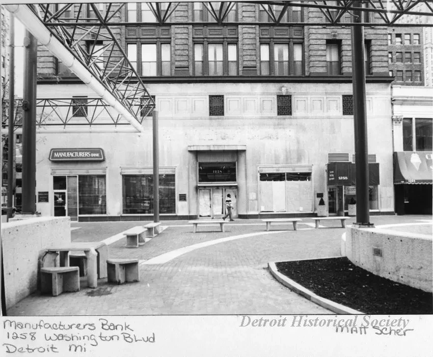 Print, Photographic - Manufacturers Bank; 1258 Washington Blvd