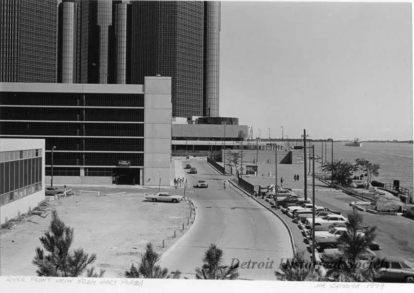 Print, Photographic - River Front View from Hart Plaza