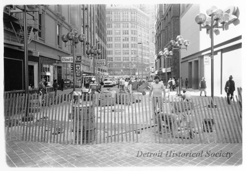 Print, Photographic - West Down State St. From Woodward