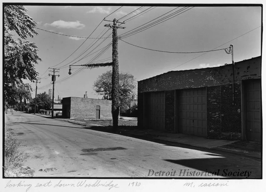 Print, Photographic - Looking East Down Woodbridge