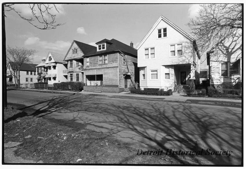 Print, Photographic - East Side of St. Aubin Between Hendrie and Palmer