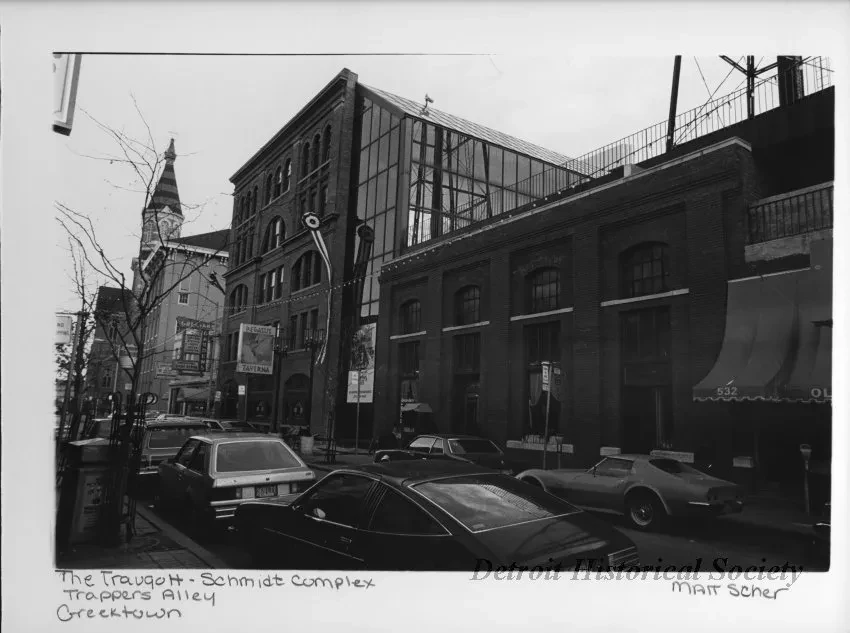 Print, Photographic - The Traugott-Schmidt Complex; Trappers Alley; Greektown