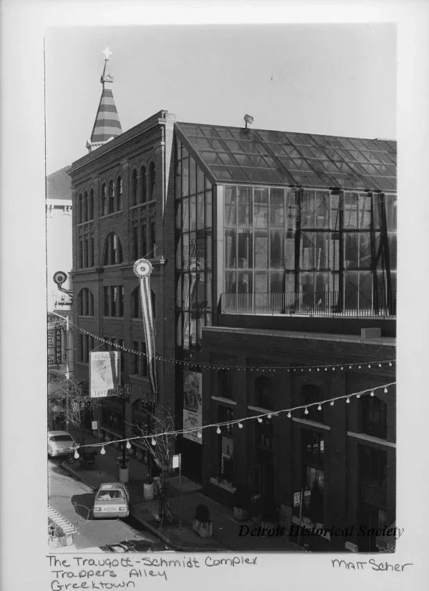 Print, Photographic - The Traugott-Schmidt Complex; Trappers Alley; Greektown
